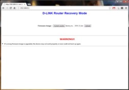 D-Link Router Recovery Mode
