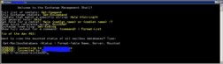 Exchange Management Shell