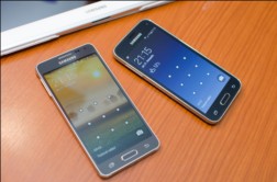 Galaxy Alpha vs. S5 mini - displej